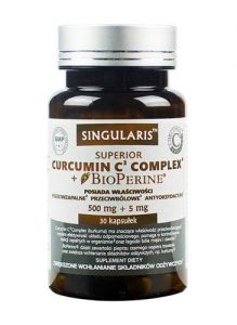 SINGULARIS Curcumin C3 Complex + Bioperine x 30 Veggie kapsułek