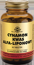 SOLGAR Cynamon i Kwas alfa-liponowy x 60 tabletek