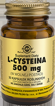 SOLGAR L-Cysteina 500mg x 30 kapsułek
