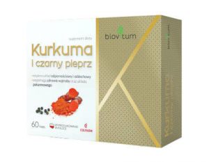 Biovitum Kurkuma i czarny pieprz x 60 kapsułek