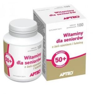 WITAMINY DLA SENIORÓW Apteo x 100 tabletek