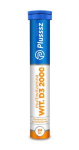 Plusssz Witamina D3 2000 IU + multiwitamina x 24 tabletki musujące