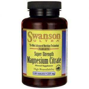 SWANSON Cytrynian magnezu x 120 tabletek