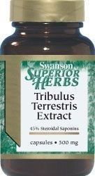 SWANSON Tribulus Terrestris extract 500mg x 60 kapsułek