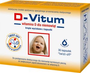 D-VITUM witamina D dla dzieci x 36kaps. twist-off